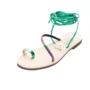 Verde strass multicolore